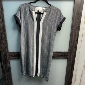 Cynthia Rowley 100% silk black and white size 6 dress